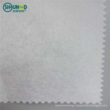 SGS Wet Laid  Embroidery Backing Paper Tear Away Non Woven Fabric Roll for Embroidery Products